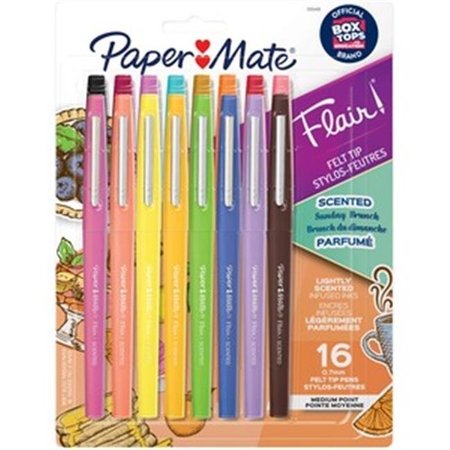 NEWELL BRANDS Newell Brands PAP2125408 Paper Mate Flair Scented Pens; Assorted Color - 16 Count PAP2125408